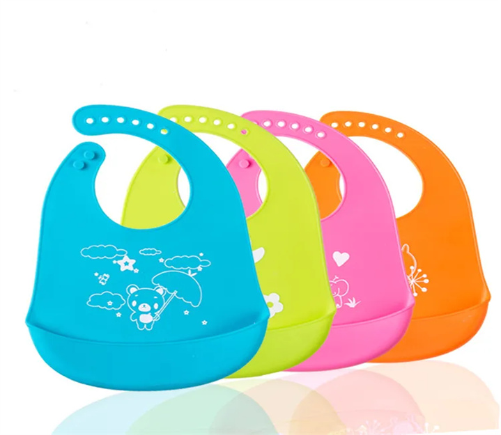 Cute Silicone Baby Bibs