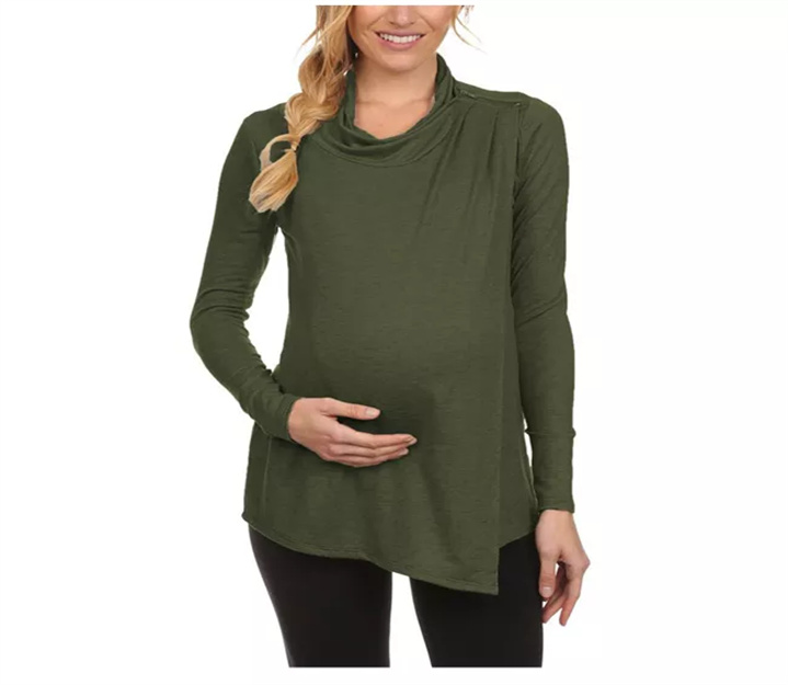 Womens Maternity Nursing T-Shirt for Breastfeeding