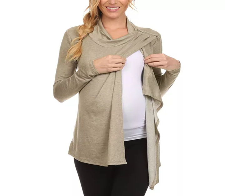 Womens Maternity Nursing T-Shirt for Breastfeeding