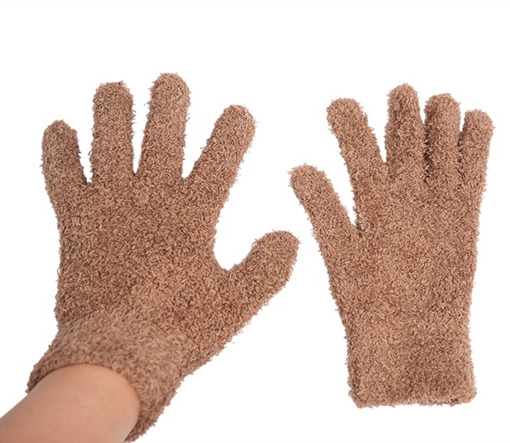 Winter Coral Fleece Gloves