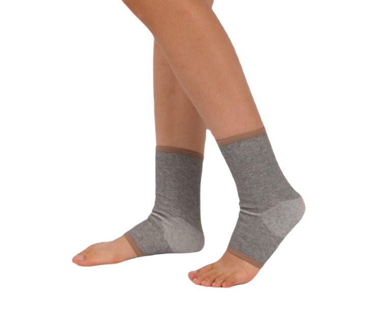 Knitted Nylon Ankle Compression Support Sleeve