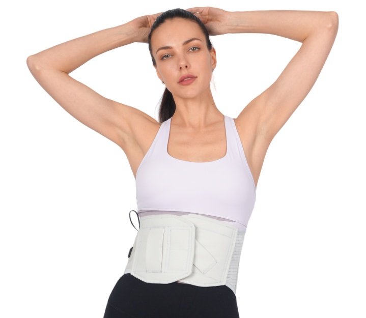 Heated Back Brace for Lower Back Pain Relief