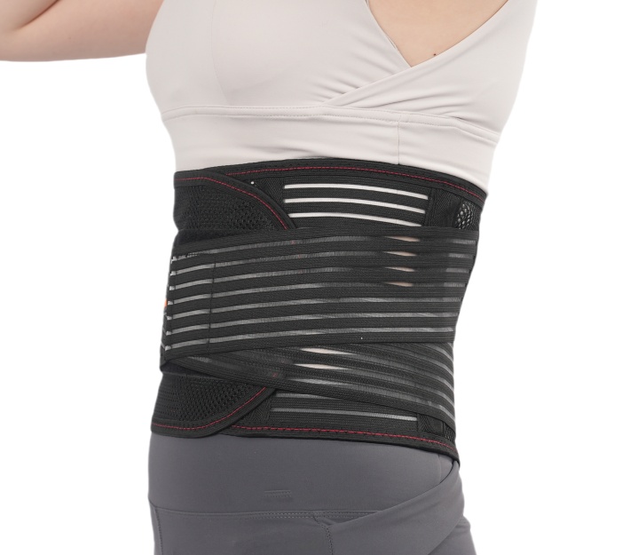 Mesh Back Support Belt with Dual Adjustable Straps