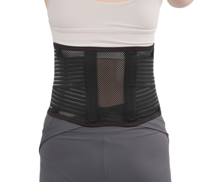 Mesh Back Support Belt with Dual Adjustable Straps