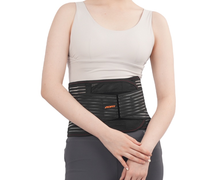 Mesh Back Support Belt with Dual Adjustable Straps