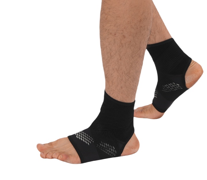 Black Knitted Ankle Sleeves