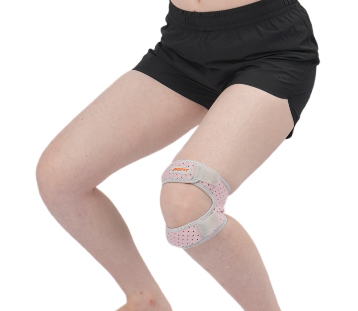 Pink Patella Knee Brace Support Belt 