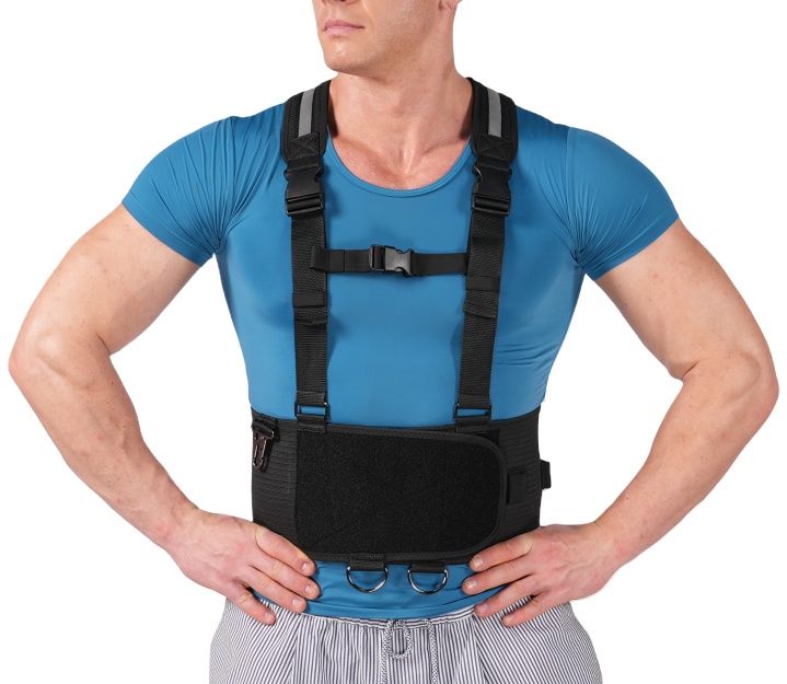 Back Brace for Work with Tools Belt