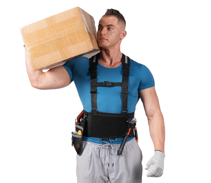 Back Brace for Work with Tools Belt